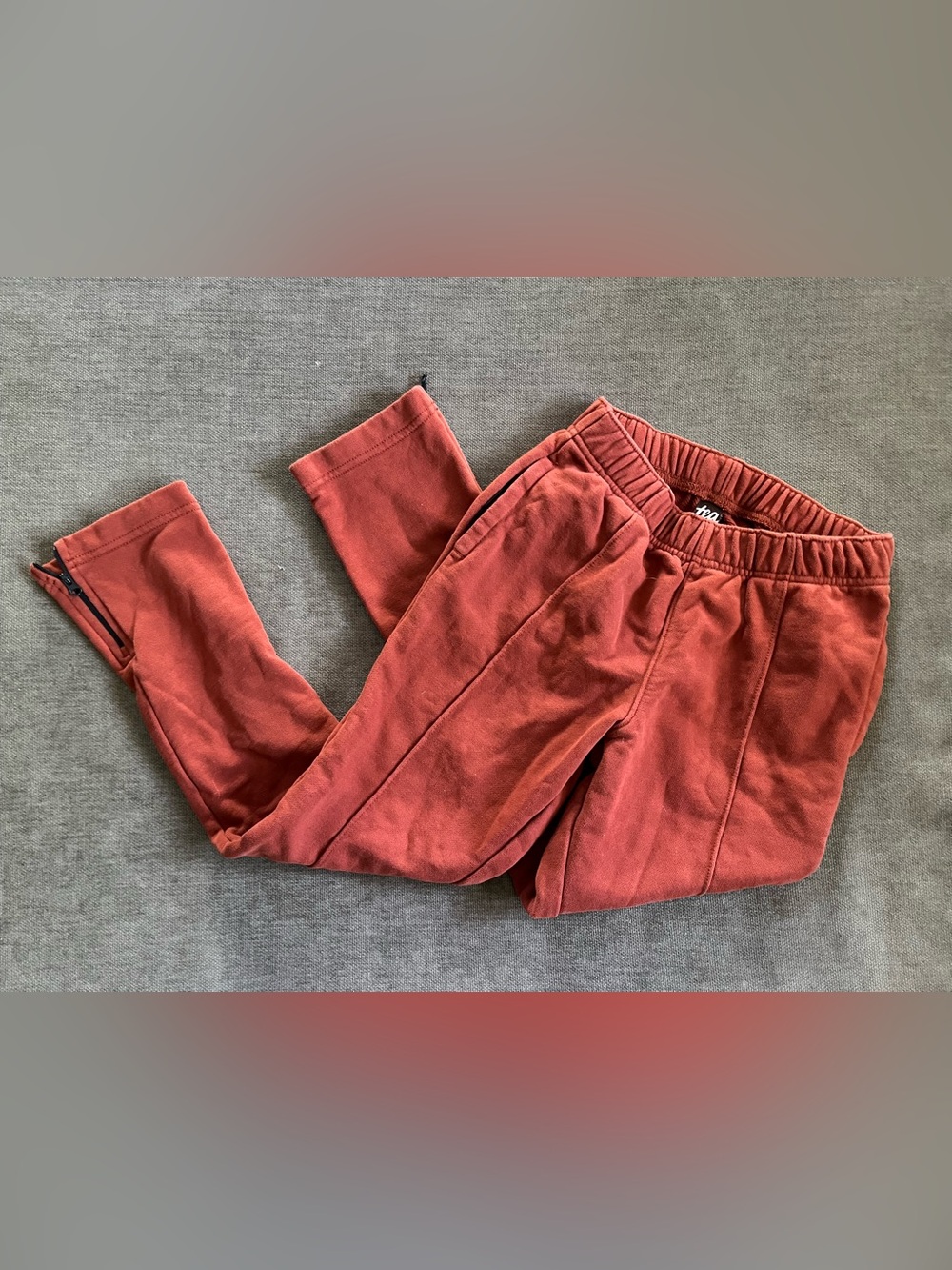 Tea Collection rust colored joggers